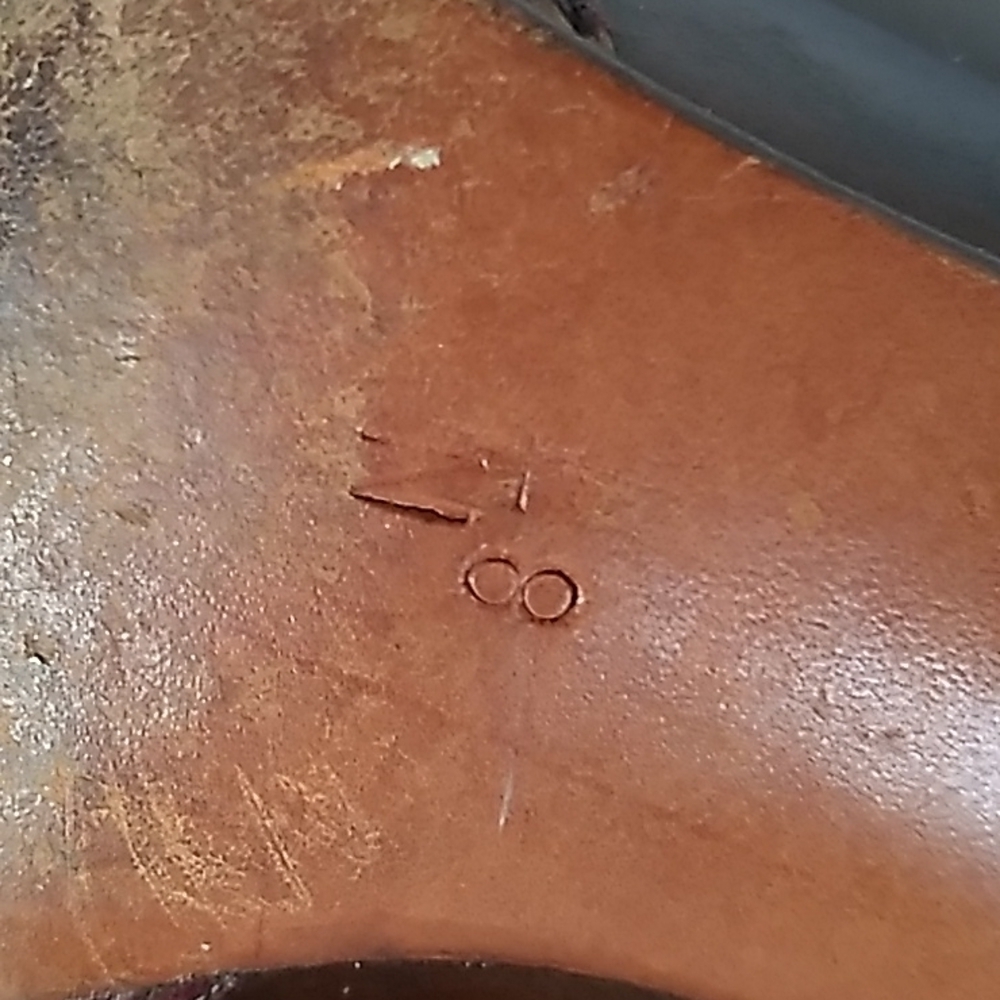 Vintage 1960s Lady Mcguire two Tone brown heels - Picture 9 of 9